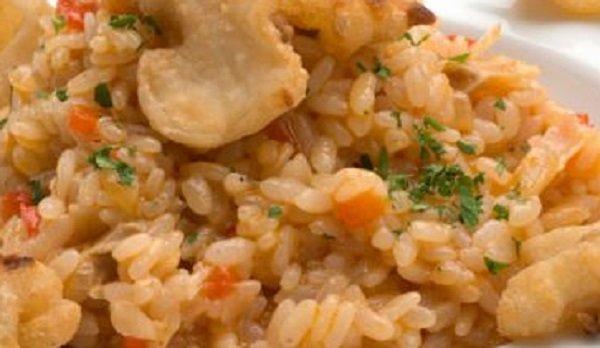 Rice with cod in the Thermomix
