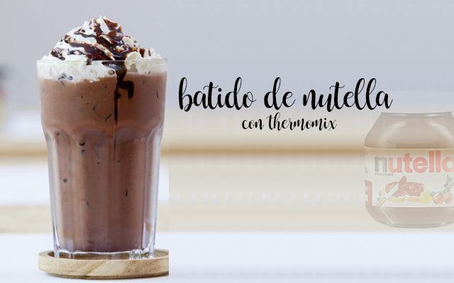 Nutella shake with thermomix