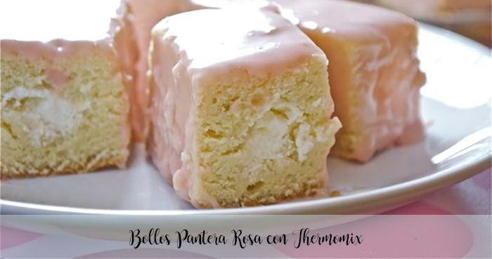 Pink Panther buns with Thermomix