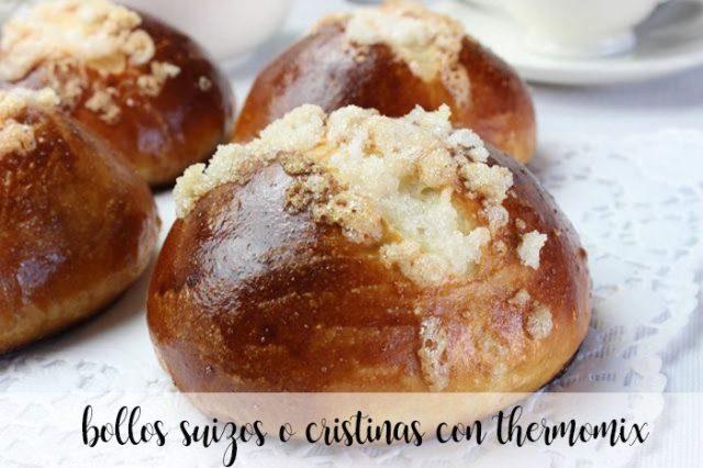 Swiss or cristina buns with Thermomix