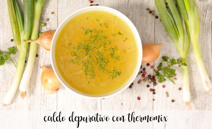 depurative broth with thermomix