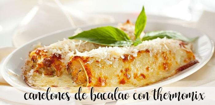 Cod cannelloni with Thermomix