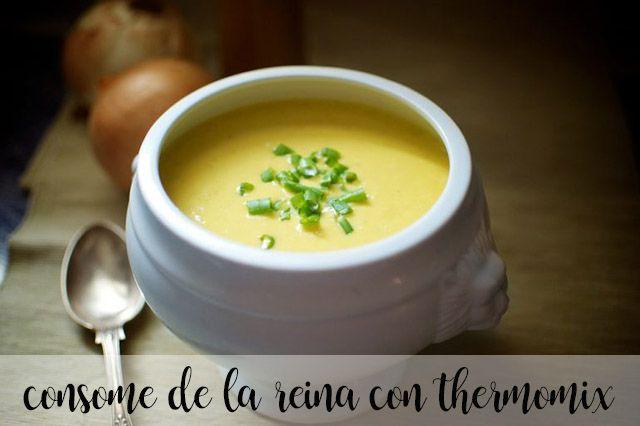 Queen consommé with thermomix