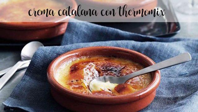 Catalan cream with thermomix