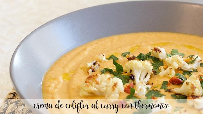 Curried cauliflower cream with Thermomix