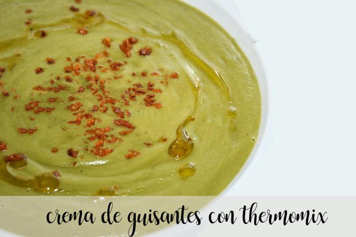 Cream of peas with thermomix