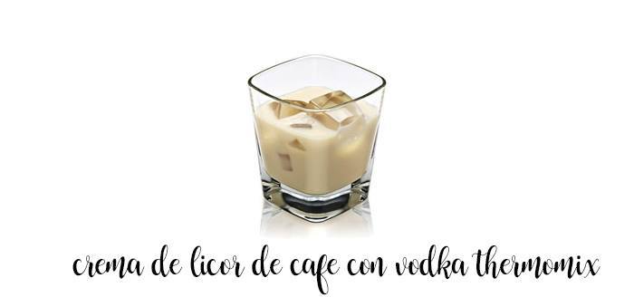 Coffee liqueur with vodka with Thermomix