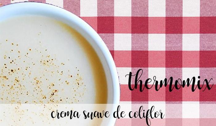 Smooth cauliflower cream with Thermomix