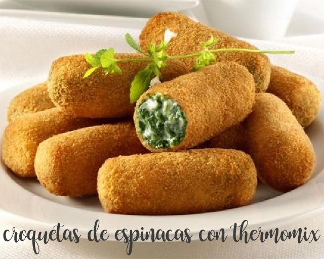 spinach croquettes with goat cheese