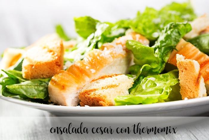 Caesar salad with Thermomix