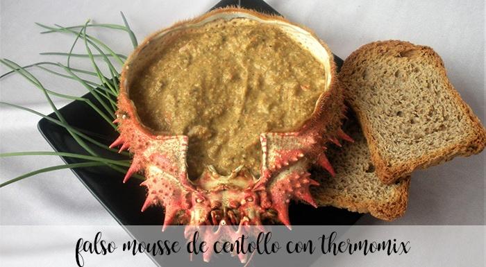 False crab mousse with Thermomix