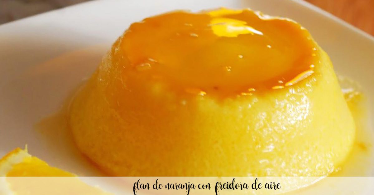 Orange Custard with Air Fryer