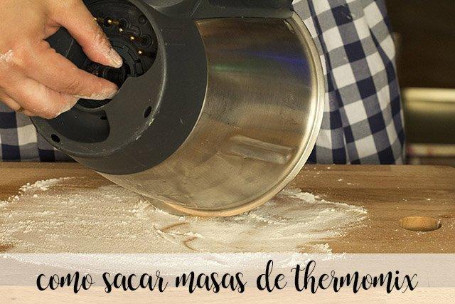Trick to never cut ourselves with the thermomix masses