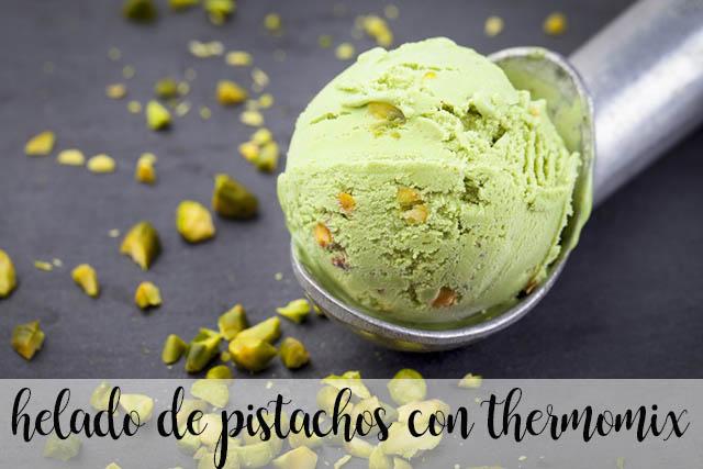 Pistachio ice cream with thermomix