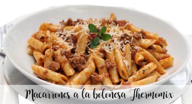 Macaroni Bolognese Thermomix
