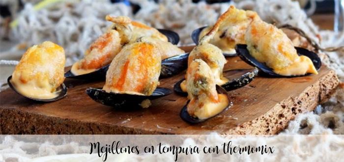 Mussels in tempura with Thermomix