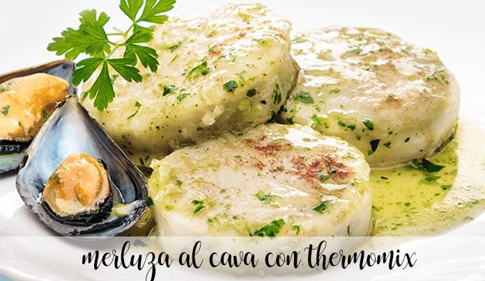 Hake with cava with thermomix