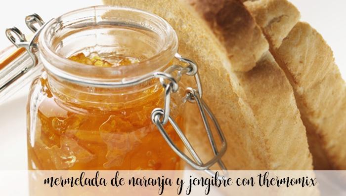 orange and ginger jam with thermomix