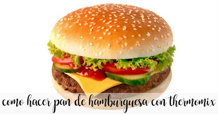 hamburger bun with thermomix