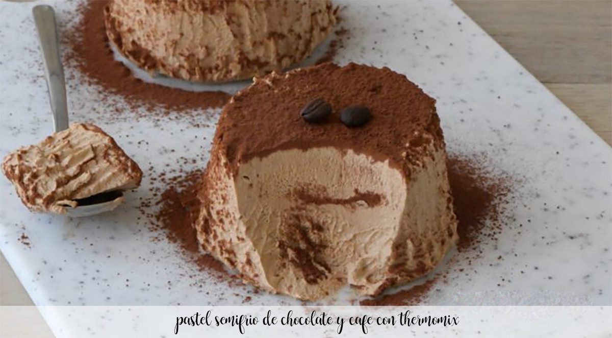 semifreddo chocolate and coffee cake with thermomix