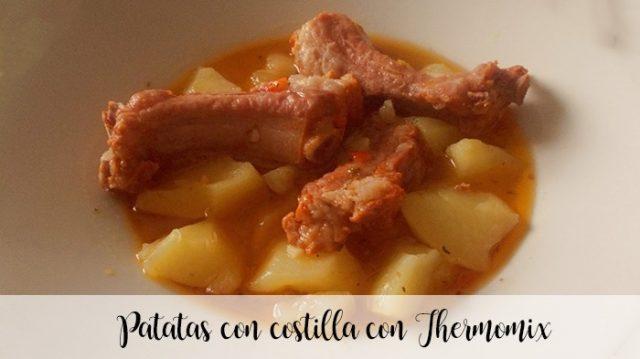 Potatoes with rib with Thermomix