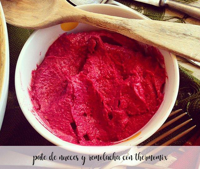 Walnut and beetroot pate with the Thermomix