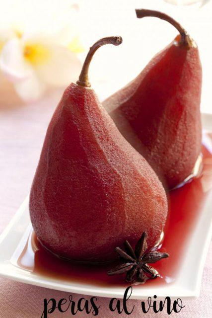 Pears in wine with Thermomix