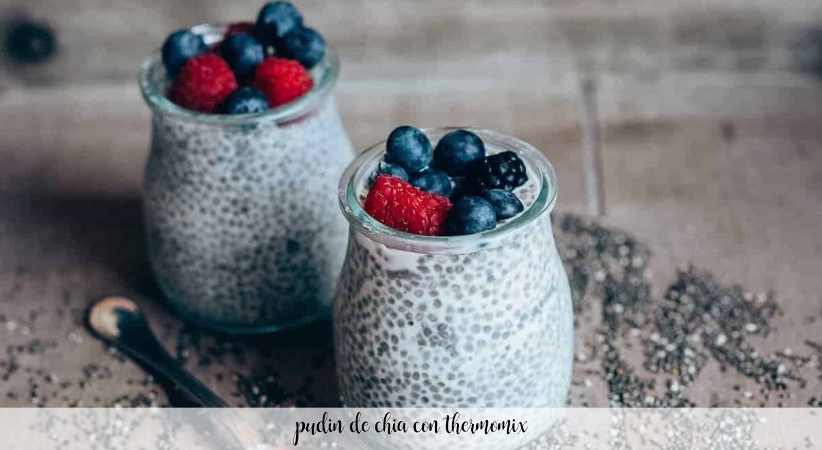 Chia pudding with thermomix