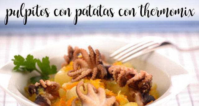 Octopuses with potatoes with thermomix