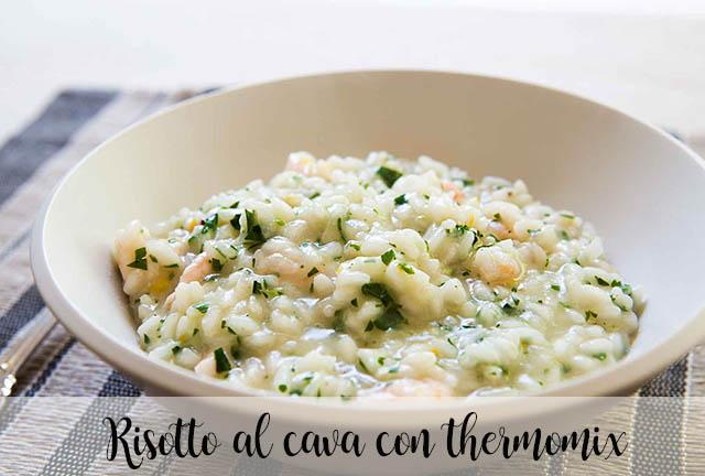 Cava risotto with thermomix
