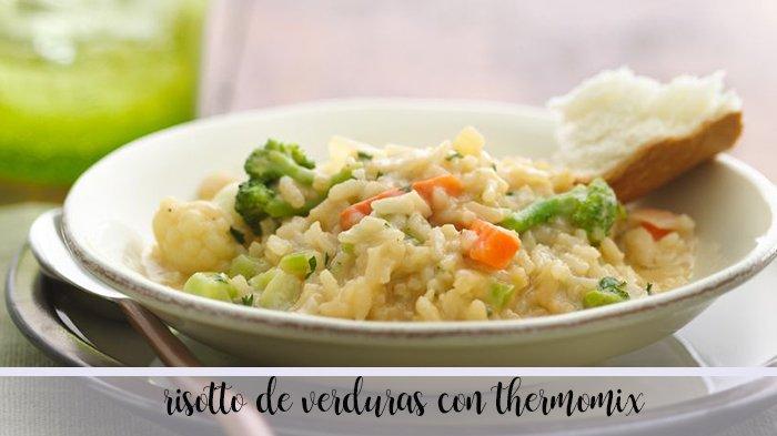 Vegetable risotto with Thermomix