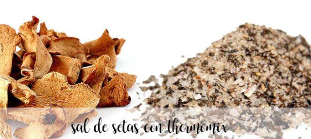 dehydrated mushroom salt with thermomix