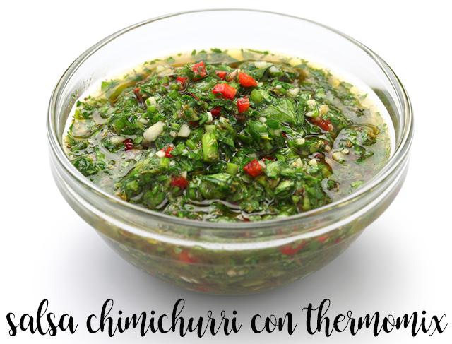 chimichurri sauce with thermomix