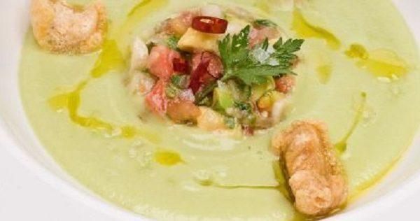Cold avocado soup with the Thermomix