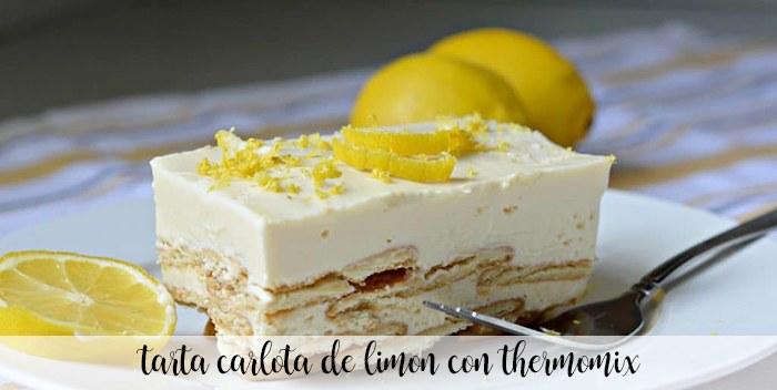 Carlota lemon cake with Thermomix