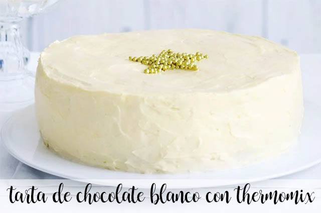 White chocolate cake with Thermomix