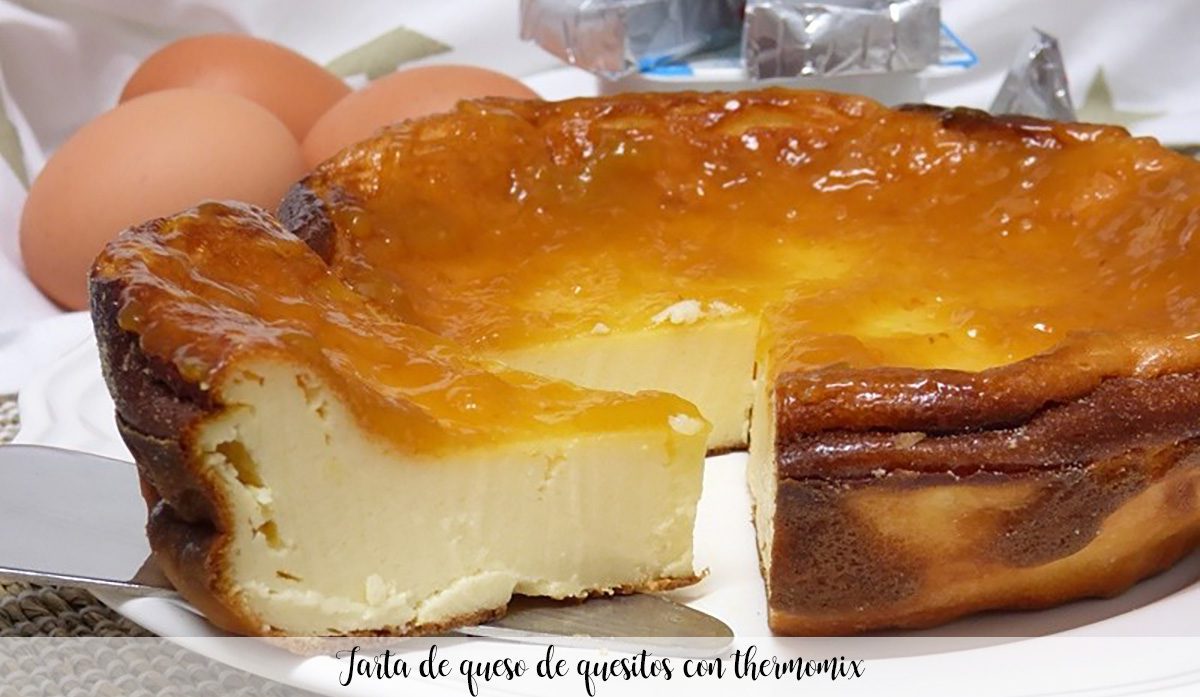 Quesitos cheesecake with thermomix