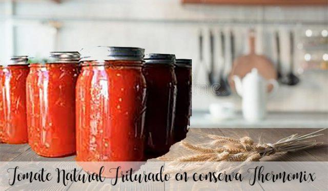 Canned Crushed Natural Tomato with Thermomix