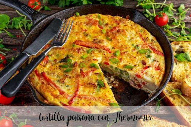 country omelette with Thermomix