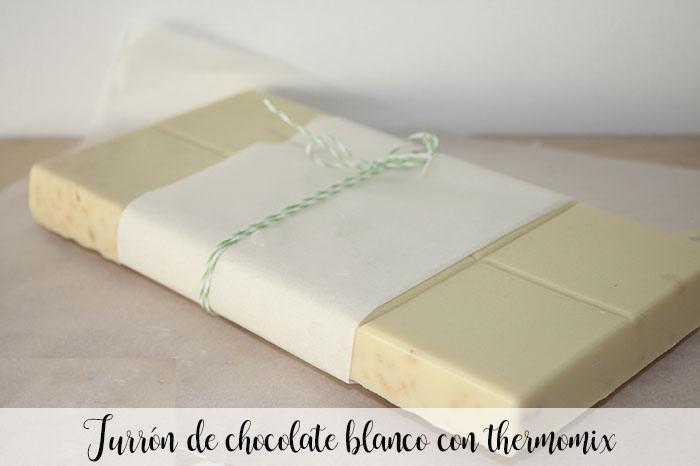 White chocolate nougat with thermomix