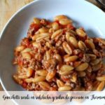 Gnocchetti sardi in sausage and pecorino sauce in Thermomix