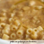 Pasta with chickpeas with Thermomix