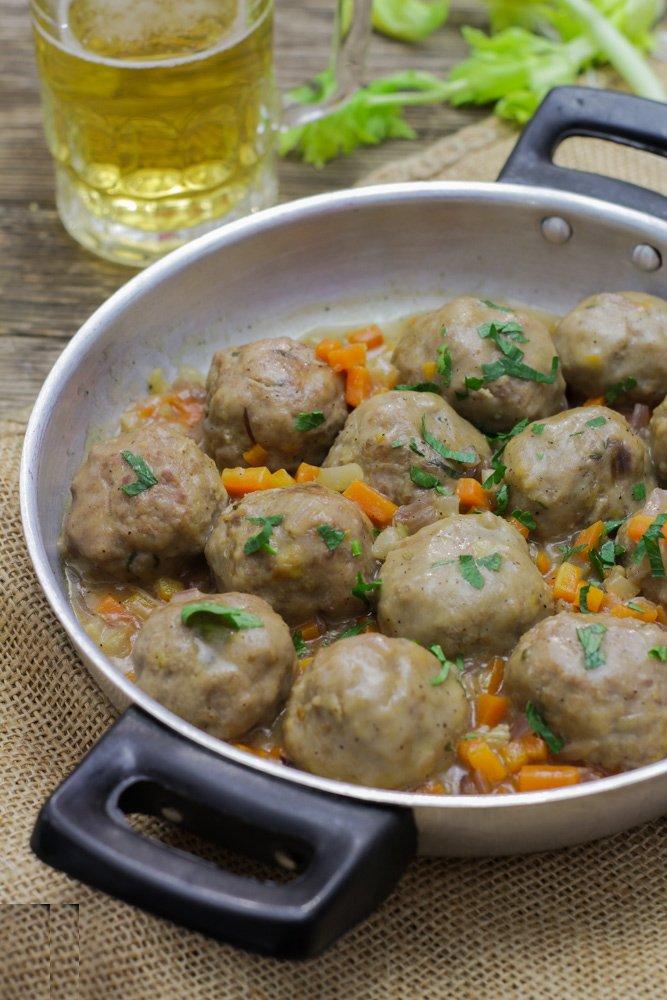 Meatballs with beer with Thermomix