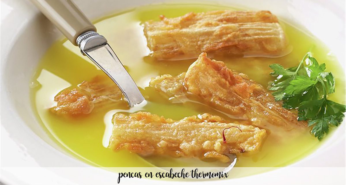 Pickled pencas with Thermomix