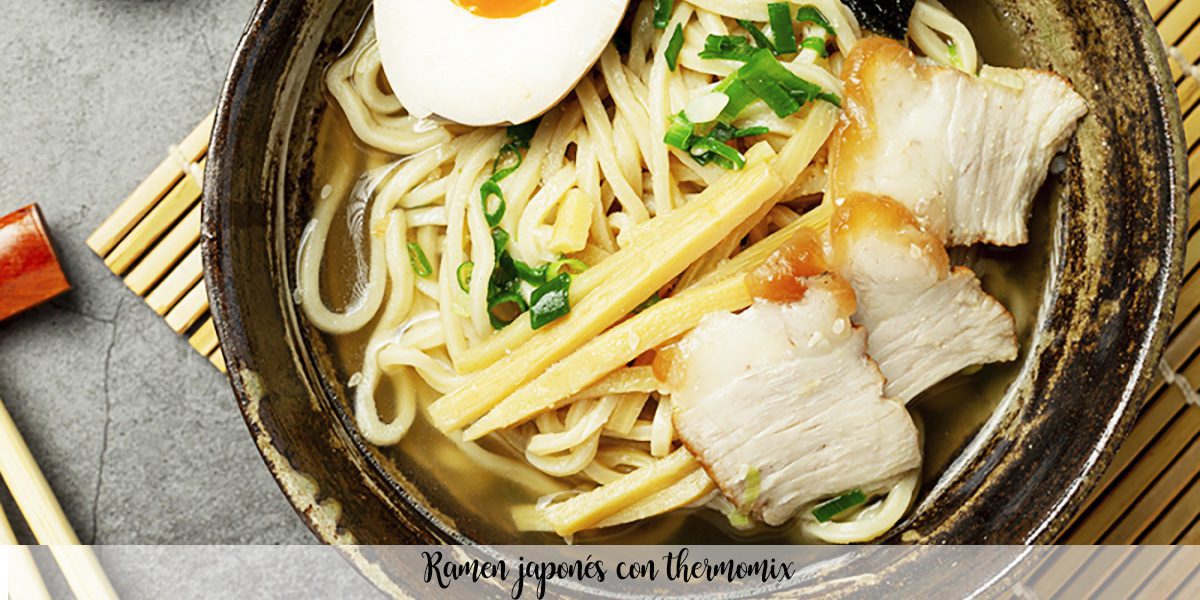 Japanese ramen with thermomix
