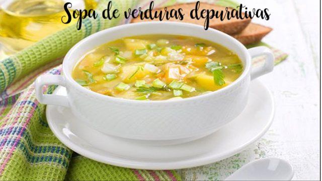 Cleansing vegetable soup with thermomix (Fat Burner)