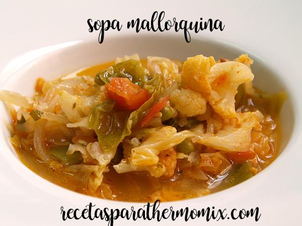 Mallorcan soup with thermomix