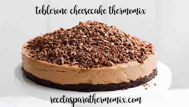 Toblerone cheesecake with thermomix