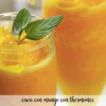 cava with mango with Thermomix