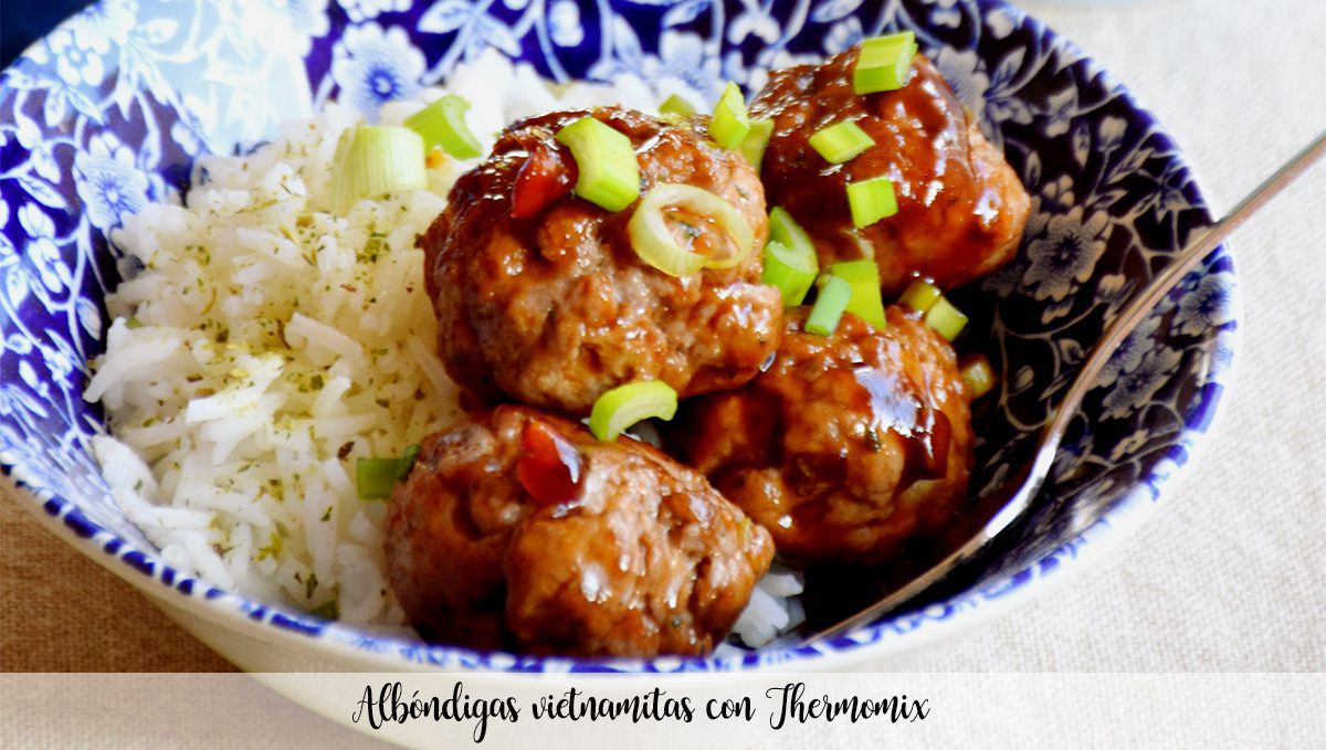 Vietnamese meatballs with Thermomix